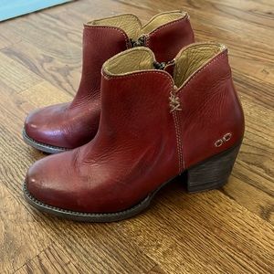 Bedstü - Deep red ankle boots 7.5